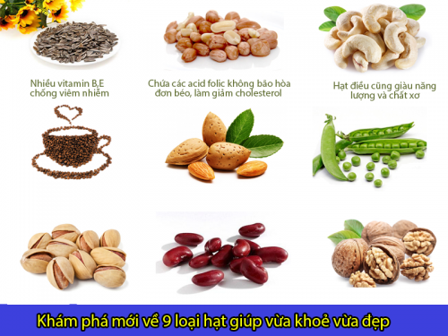 Để có dáng đẹp hãy ăn 9 loại hạt này