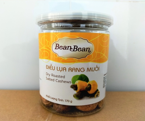 Điều lụa rang muối hũ 170g