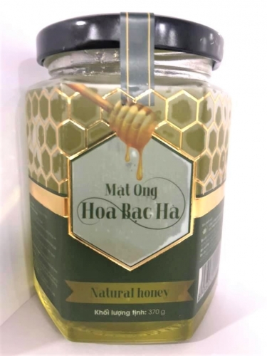 Mật ong hoa bạc hà 370g